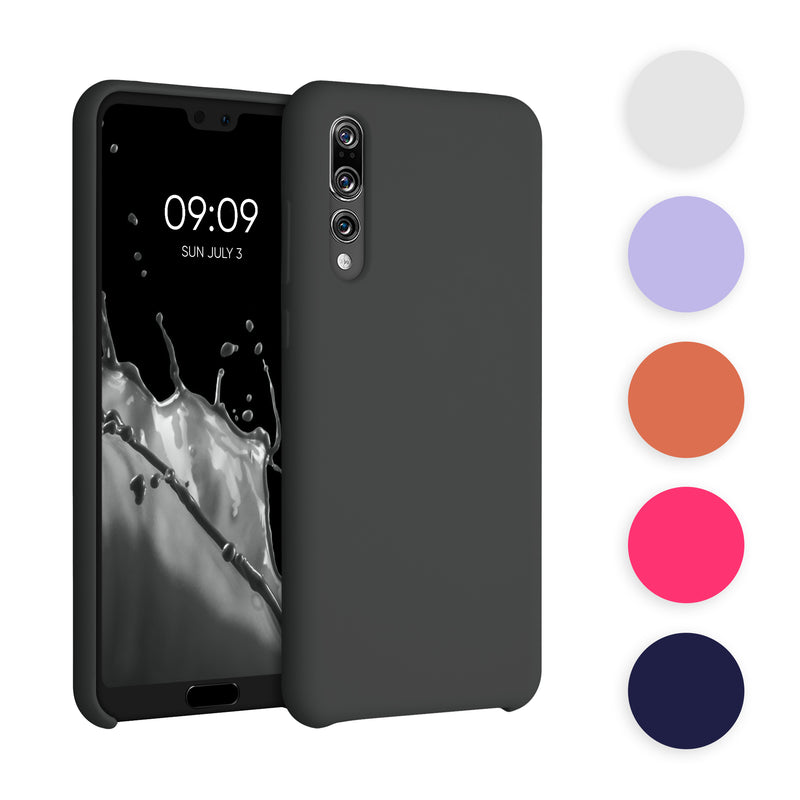 kwmobile Hülle kompatibel mit Huawei P20 Pro Hülle - Silikon Handy Case - Handyhülle weiche Oberfläche - kabelloses Laden - Mintgrün Mintgrün  
