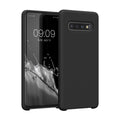 kwmobile Phone Case for Samsung Galaxy S10 Case Silicone Wireless Charging Protective Cover