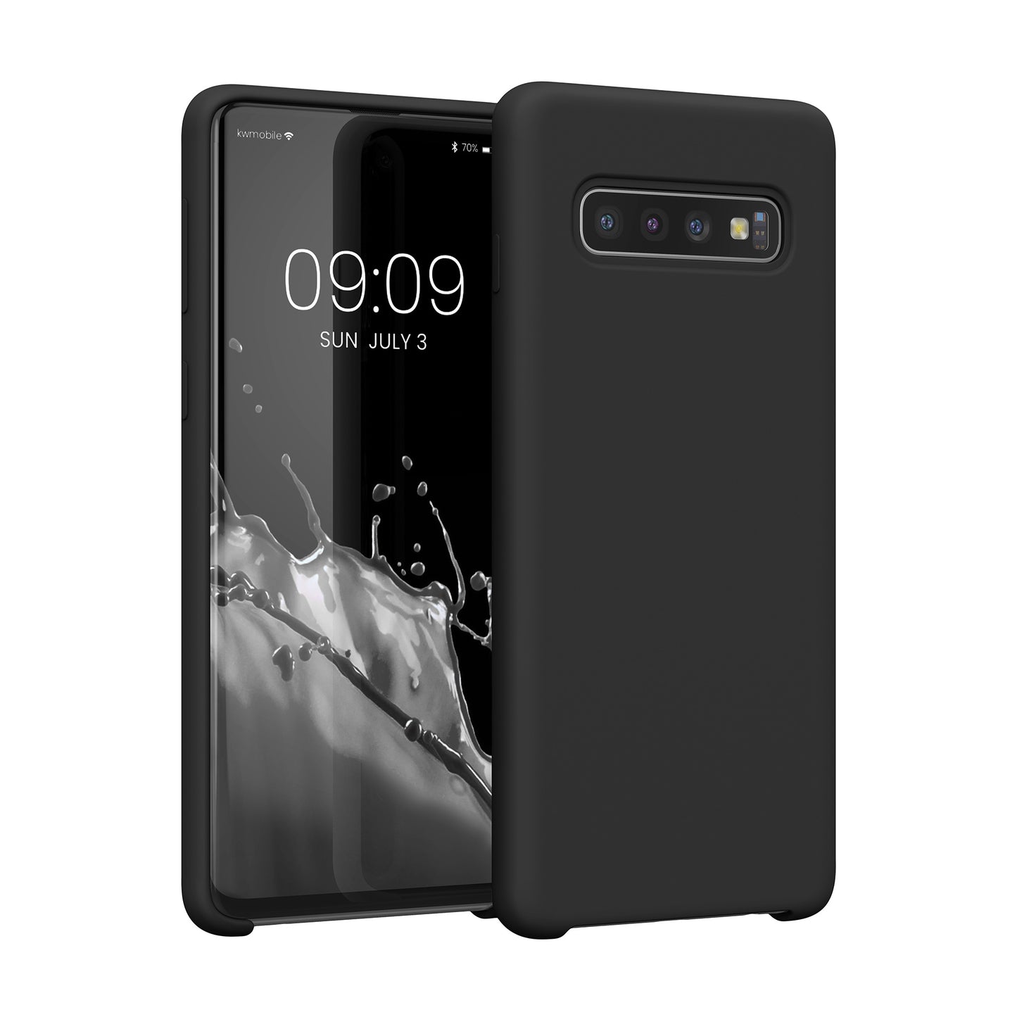 kwmobile Phone Case for Samsung Galaxy S10 Case Silicone Wireless Charging Protective Cover