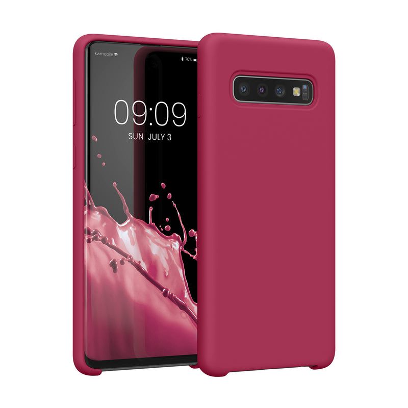 kwmobile Phone Case for Samsung Galaxy S10 Case Silicone Wireless Charging Protective Cover