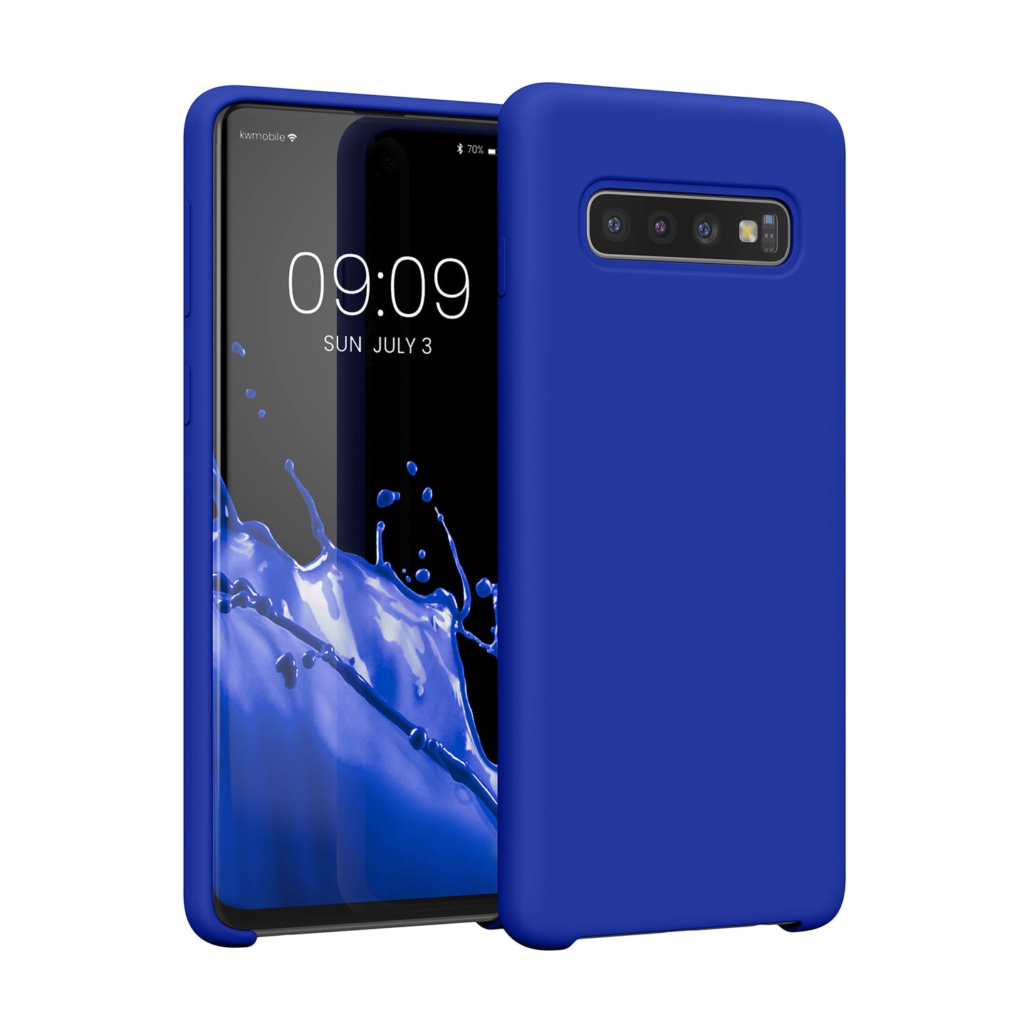 kwmobile Phone Case for Samsung Galaxy S10 Case Silicone Wireless Charging Protective Cover