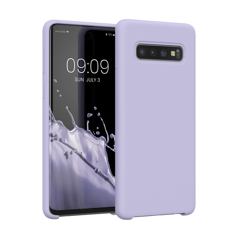kwmobile Phone Case for Samsung Galaxy S10 Case Silicone Wireless Charging Protective Cover