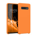 kwmobile Phone Case for Samsung Galaxy S10 Case Silicone Wireless Charging Protective Cover