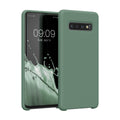 kwmobile Phone Case for Samsung Galaxy S10 Case Silicone Wireless Charging Protective Cover