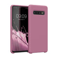 kwmobile Phone Case for Samsung Galaxy S10 Case Silicone Wireless Charging Protective Cover