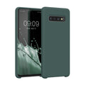 kwmobile Phone Case for Samsung Galaxy S10 Case Silicone Wireless Charging Protective Cover