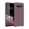 kwmobile Phone Case for Samsung Galaxy S10 Case Silicone Wireless Charging Protective Cover