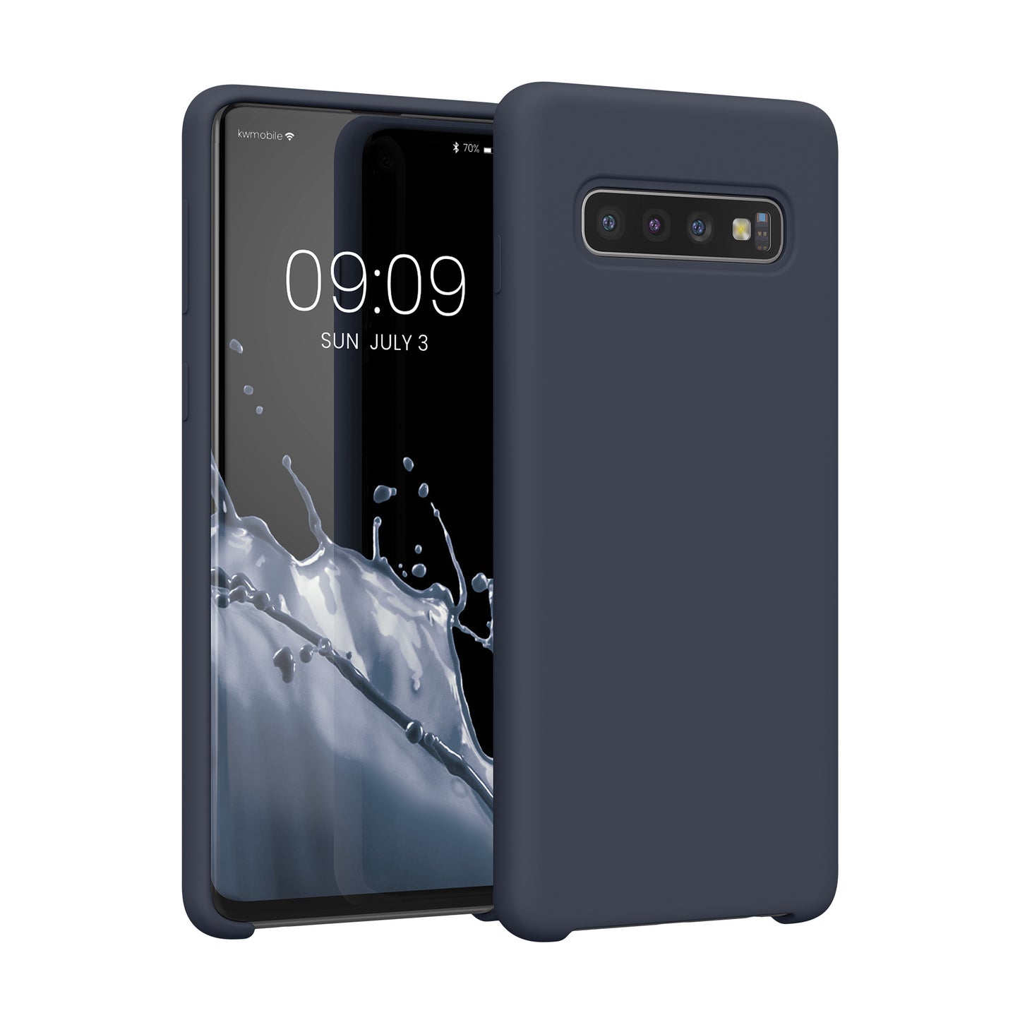 kwmobile Phone Case for Samsung Galaxy S10 Case Silicone Wireless Charging Protective Cover
