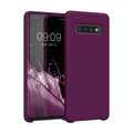 kwmobile Phone Case for Samsung Galaxy S10 Case Silicone Wireless Charging Protective Cover