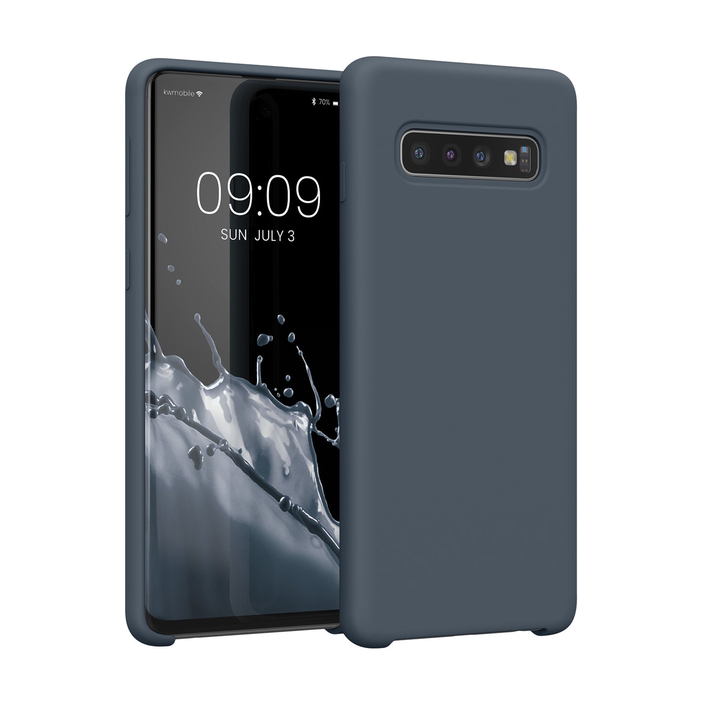 kwmobile Phone Case for Samsung Galaxy S10 Case Silicone Wireless Charging Protective Cover