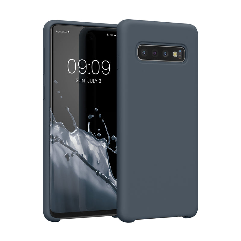 kwmobile Phone Case for Samsung Galaxy S10 Case Silicone Wireless Charging Protective Cover