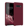 kwmobile Phone Case for Samsung Galaxy S10 Case Silicone Wireless Charging Protective Cover