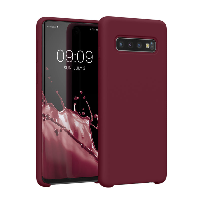 kwmobile Phone Case for Samsung Galaxy S10 Case Silicone Wireless Charging Protective Cover