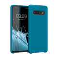 kwmobile Phone Case for Samsung Galaxy S10 Case Silicone Wireless Charging Protective Cover