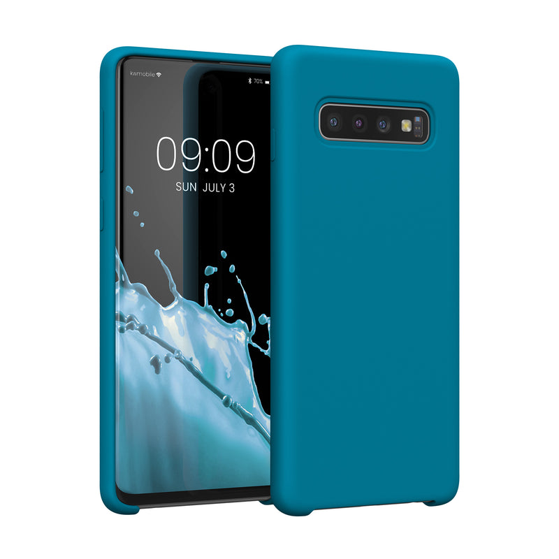 kwmobile Phone Case for Samsung Galaxy S10 Case Silicone Wireless Charging Protective Cover