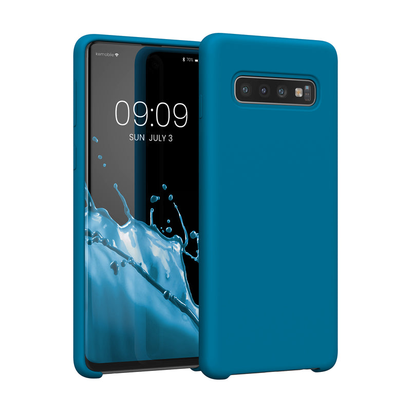 kwmobile Phone Case for Samsung Galaxy S10 Case Silicone Wireless Charging Protective Cover
