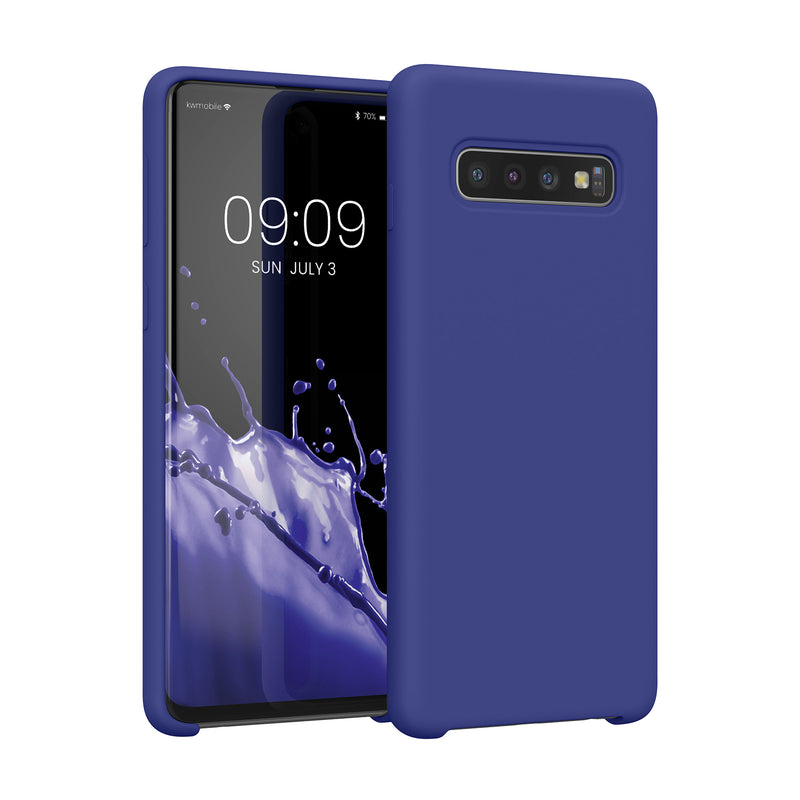 kwmobile Phone Case for Samsung Galaxy S10 Case Silicone Wireless Charging Protective Cover