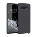 kwmobile Phone Case for Samsung Galaxy S10 Case Silicone Wireless Charging Protective Cover