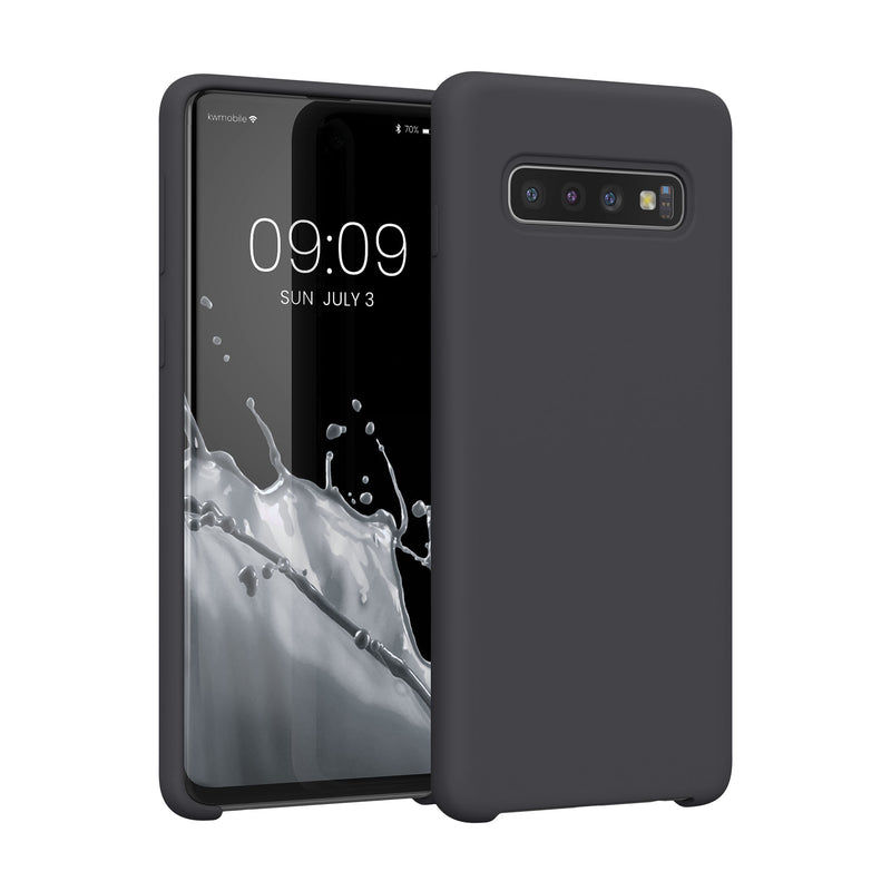 kwmobile Phone Case for Samsung Galaxy S10 Case Silicone Wireless Charging Protective Cover