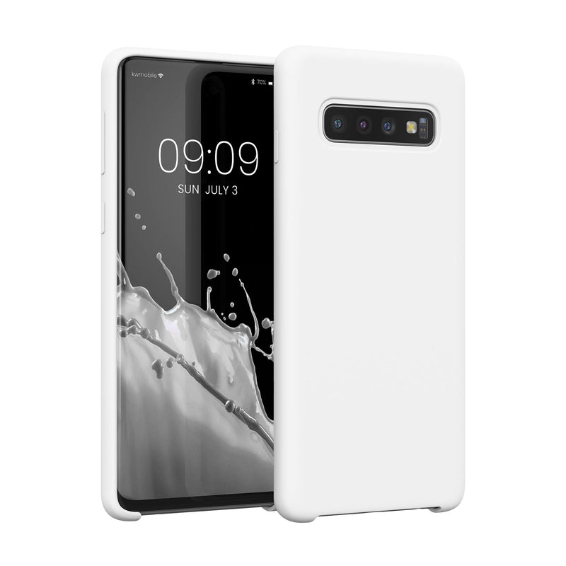 kwmobile Phone Case for Samsung Galaxy S10 Case Silicone Wireless Charging Protective Cover