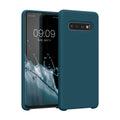 kwmobile Phone Case for Samsung Galaxy S10 Case Silicone Wireless Charging Protective Cover