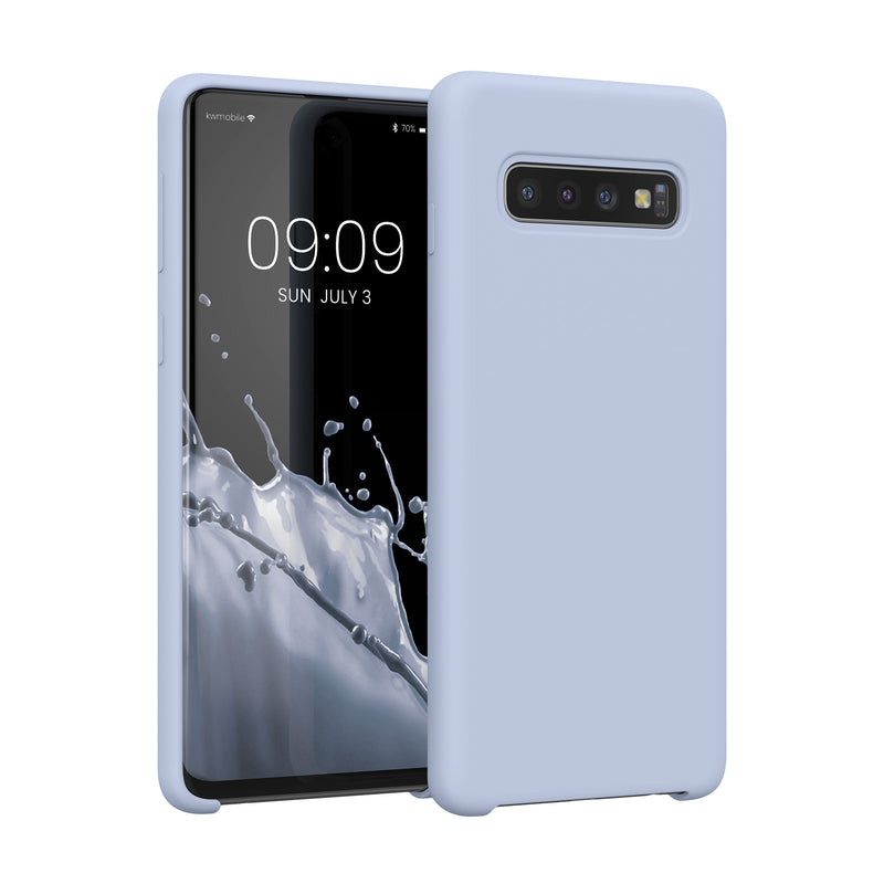 kwmobile Phone Case for Samsung Galaxy S10 Case Silicone Wireless Charging Protective Cover