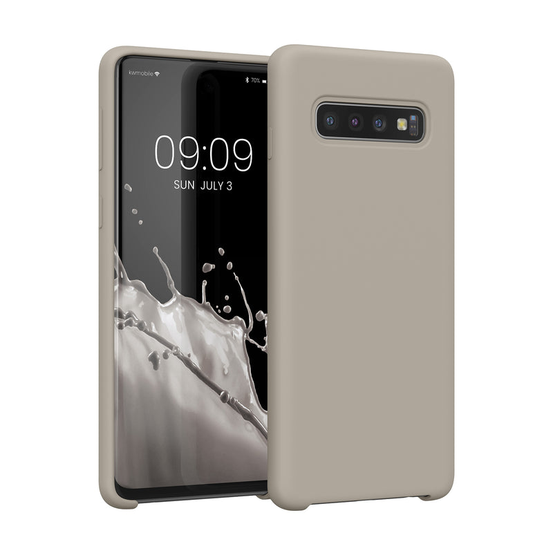 kwmobile Phone Case for Samsung Galaxy S10 Case Silicone Wireless Charging Protective Cover