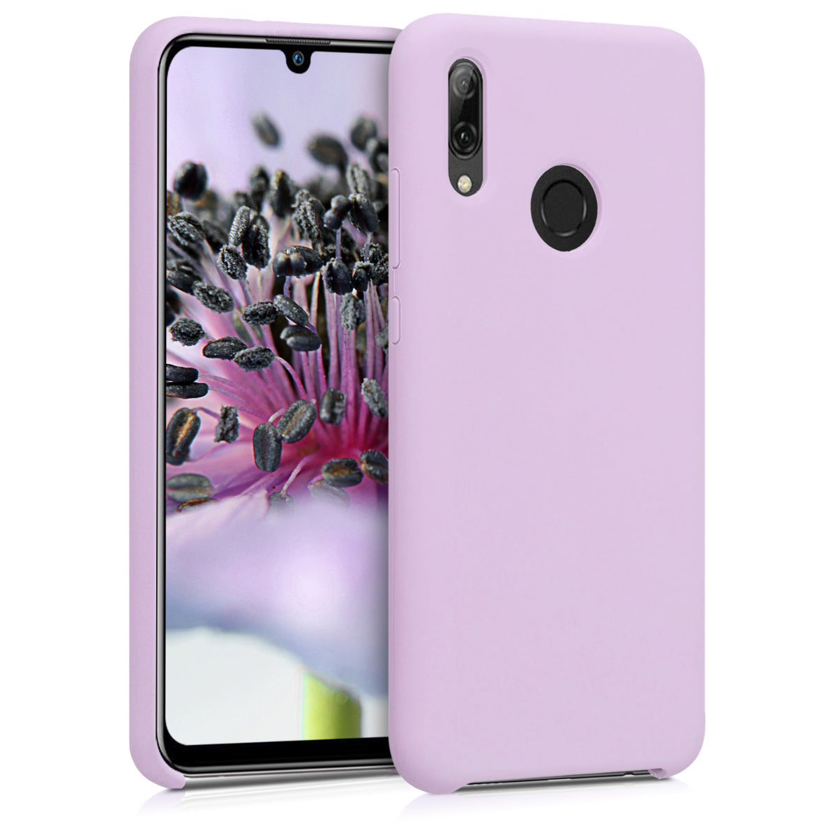 kwmobile Case for Huawei P Smart (2019) - Silicone Cover - Wireless Charging - Protective Case