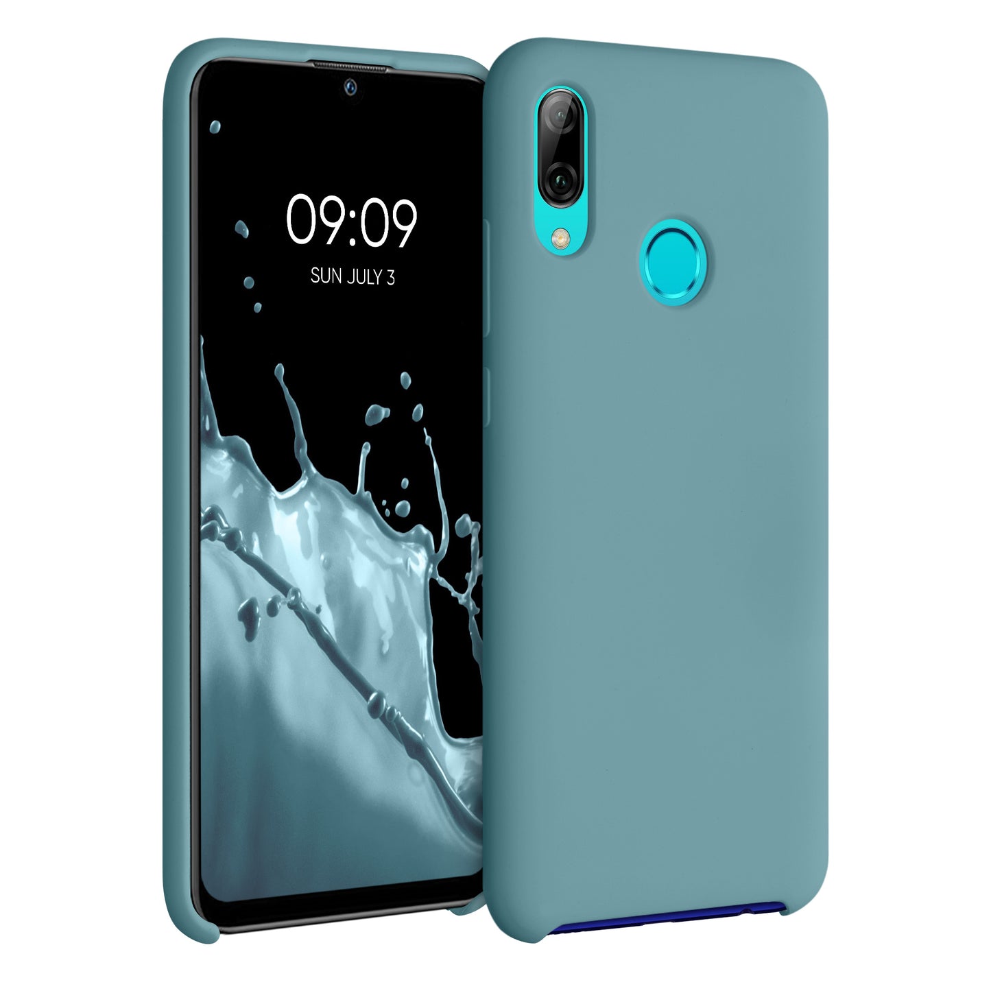 kwmobile Case for Huawei P Smart (2019) - Silicone Cover - Wireless Charging - Protective Case