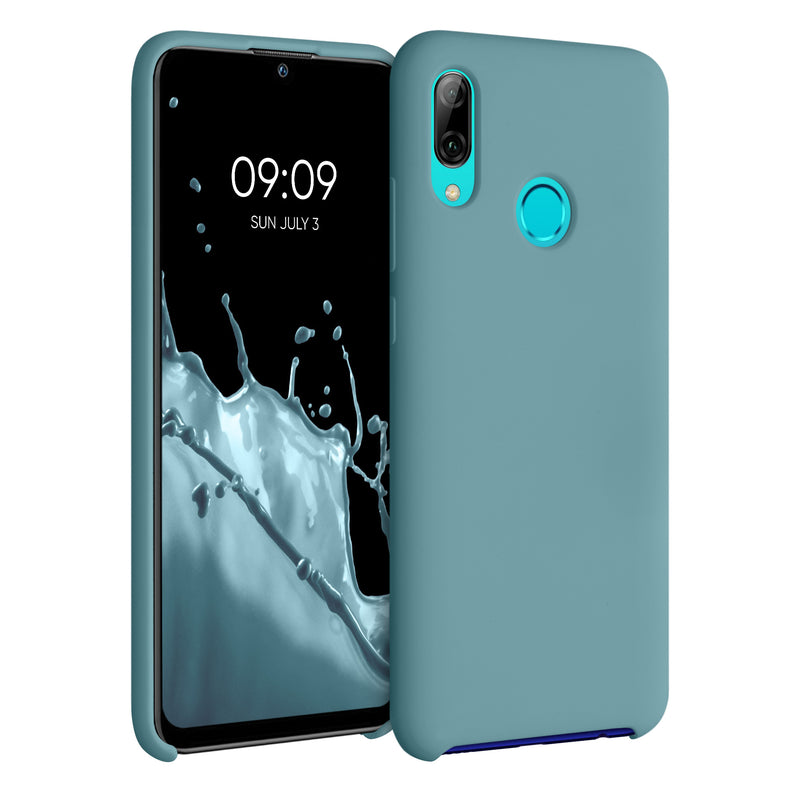 kwmobile Case for Huawei P Smart (2019) - Silicone Cover - Wireless Charging - Protective Case