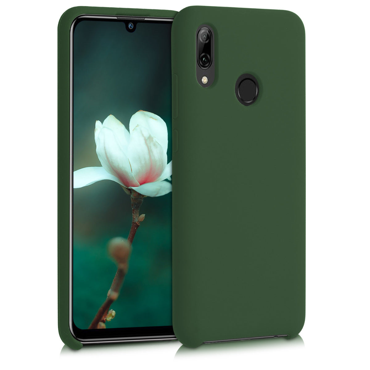 kwmobile Case for Huawei P Smart (2019) - Silicone Cover - Wireless Charging - Protective Case
