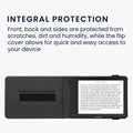 kwmobile Case Compatible with Tolino Shine 3 - e-Reader Cover with Hand Strap Stand