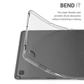 kwmobile Case Compatible with Samsung Galaxy Tab S5e - Soft Silicone Cover Transparent - Tablet Cover