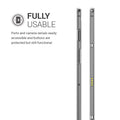 kwmobile Case Compatible with Samsung Galaxy Tab S5e - Soft Silicone Cover Transparent - Tablet Cover