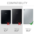 kwmobile Protective Case Compatible with Samsung Galaxy Tab S5e - 360° Case - Tablet Cover
