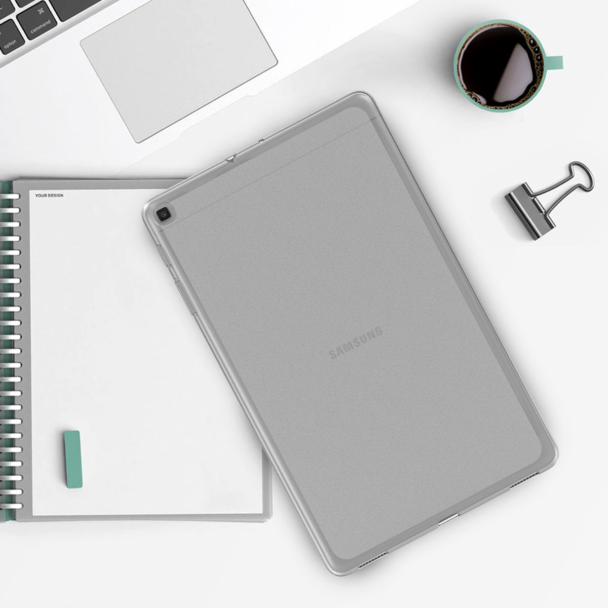 kwmobile Case Compatible with Samsung Galaxy Tab A 10.1 (2019) Case - Soft Silicone Case - Tablet Cover