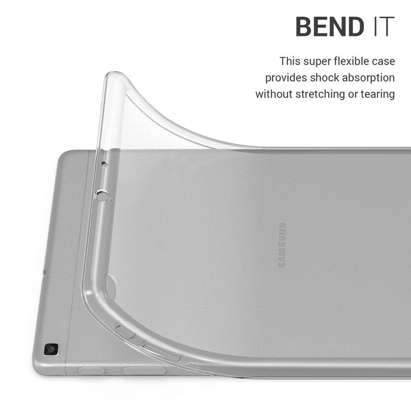 kwmobile Case Compatible with Samsung Galaxy Tab A 10.1 (2019) Case - Soft Silicone Case - Tablet Cover