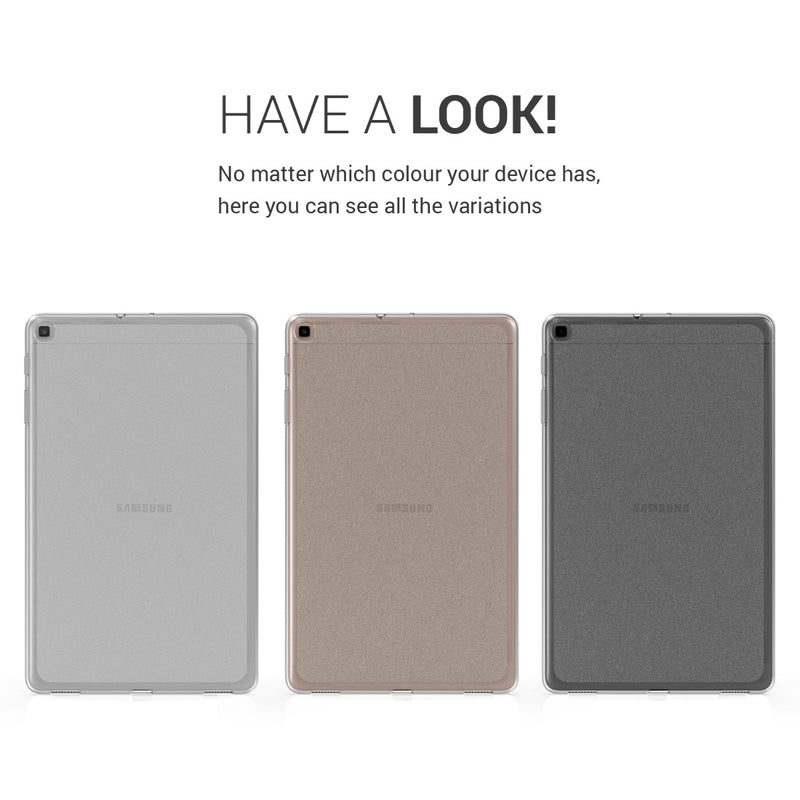 kwmobile Case Compatible with Samsung Galaxy Tab A 10.1 (2019) Case - Soft Silicone Case - Tablet Cover
