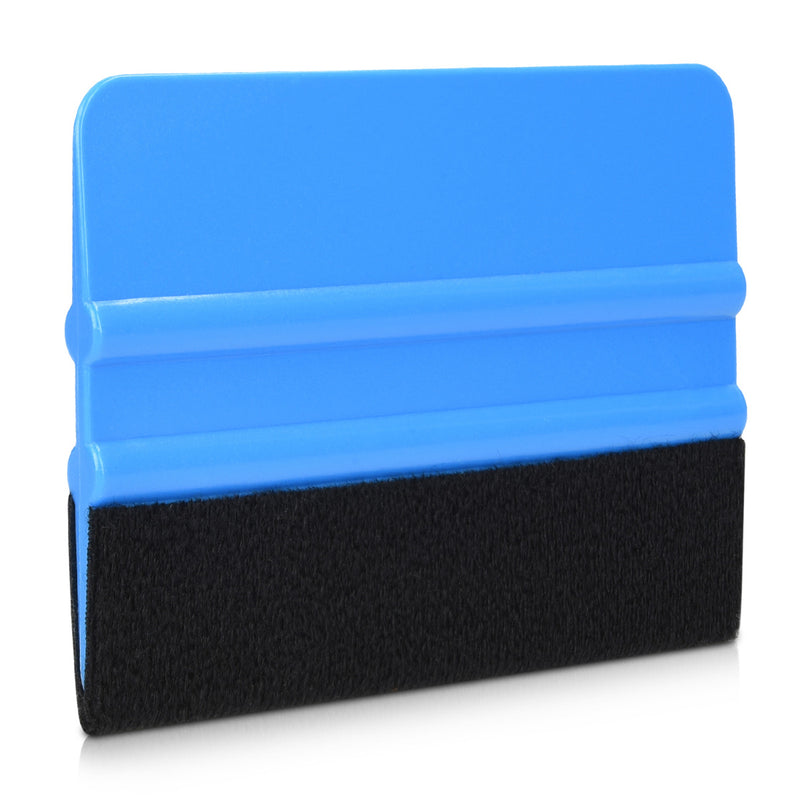 Felt-edged squeegee