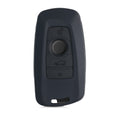 kwmobile Car Key Shell compatible with BMW 3-Button Smart Key (Keyless Go Only) Hard Cover Protector Key Fob Shell