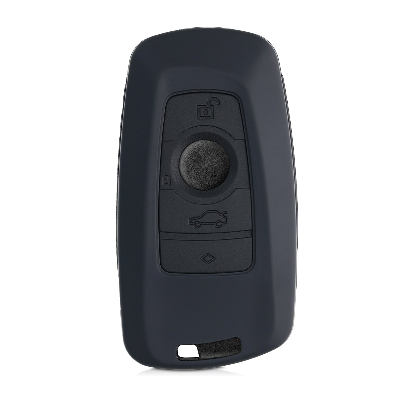 kwmobile Car Key Shell compatible with BMW 3-Button Smart Key (Keyless Go Only) Hard Cover Protector Key Fob Shell