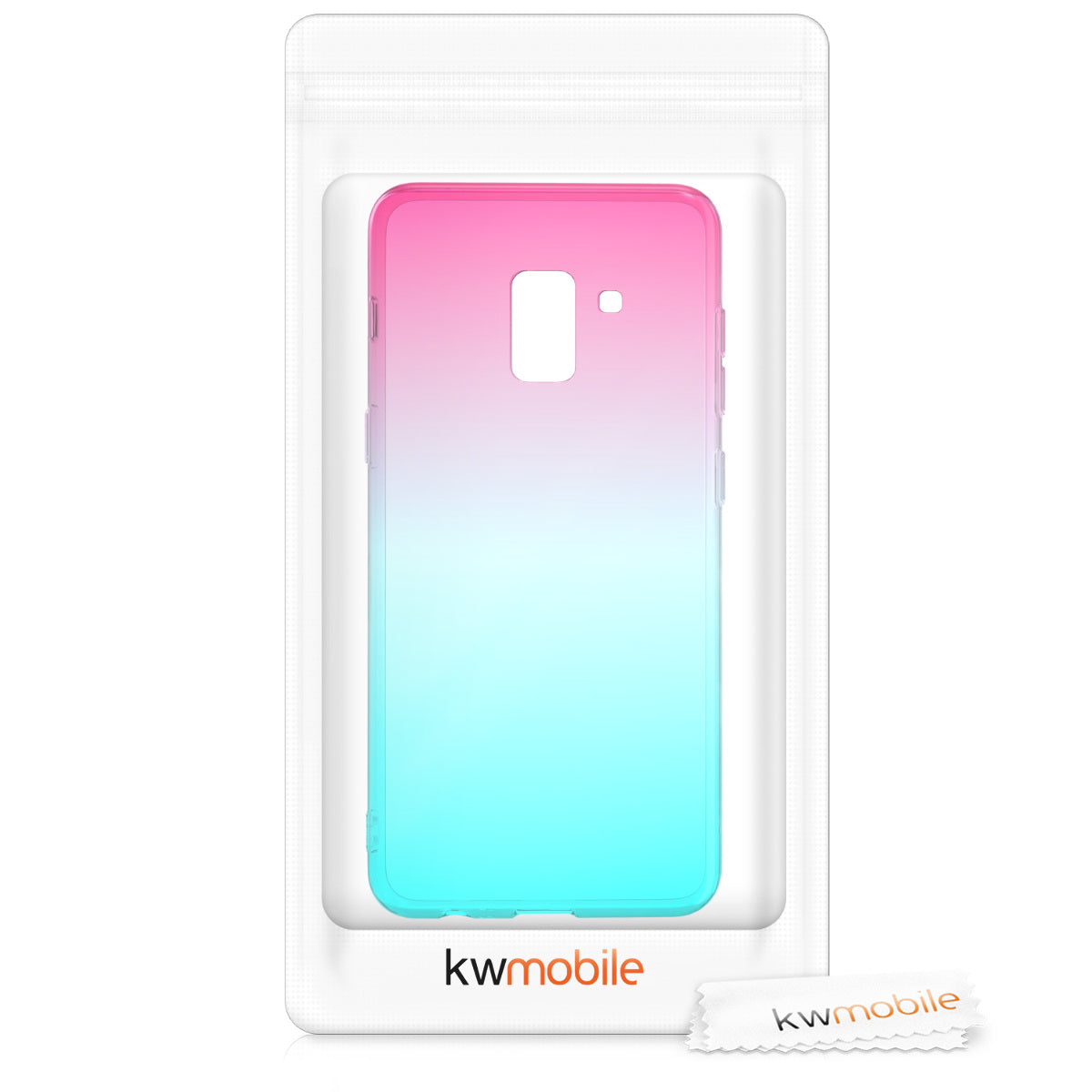kwmobile Case Compatible with Samsung Galaxy A8 (2018) - Phone Case - Transparent Cover