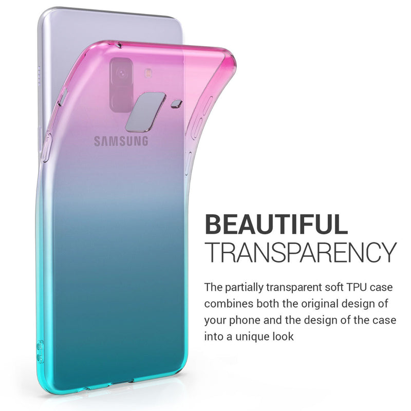 kwmobile Case Compatible with Samsung Galaxy A8 (2018) - Phone Case - Transparent Cover
