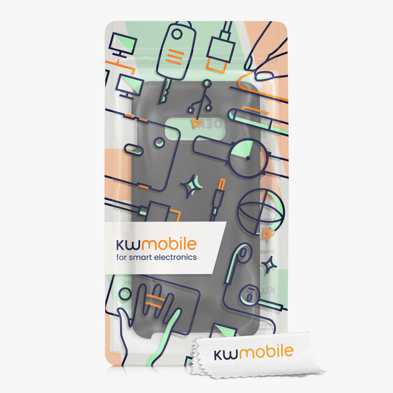 kwmobile Phone Case for Samsung Galaxy S10e - Silicone Cover for Wireless Charging - Protective Case