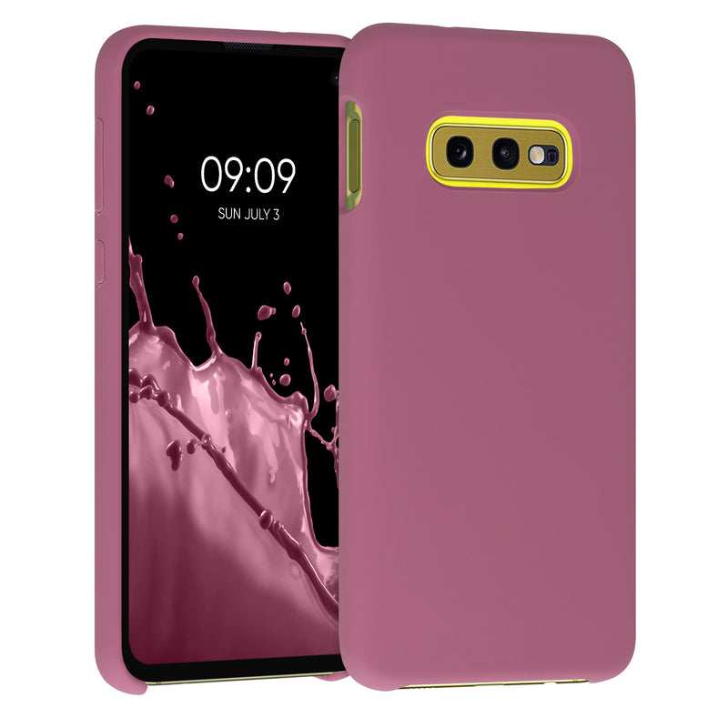 kwmobile Phone Case for Samsung Galaxy S10e - Silicone Cover for Wireless Charging - Protective Case