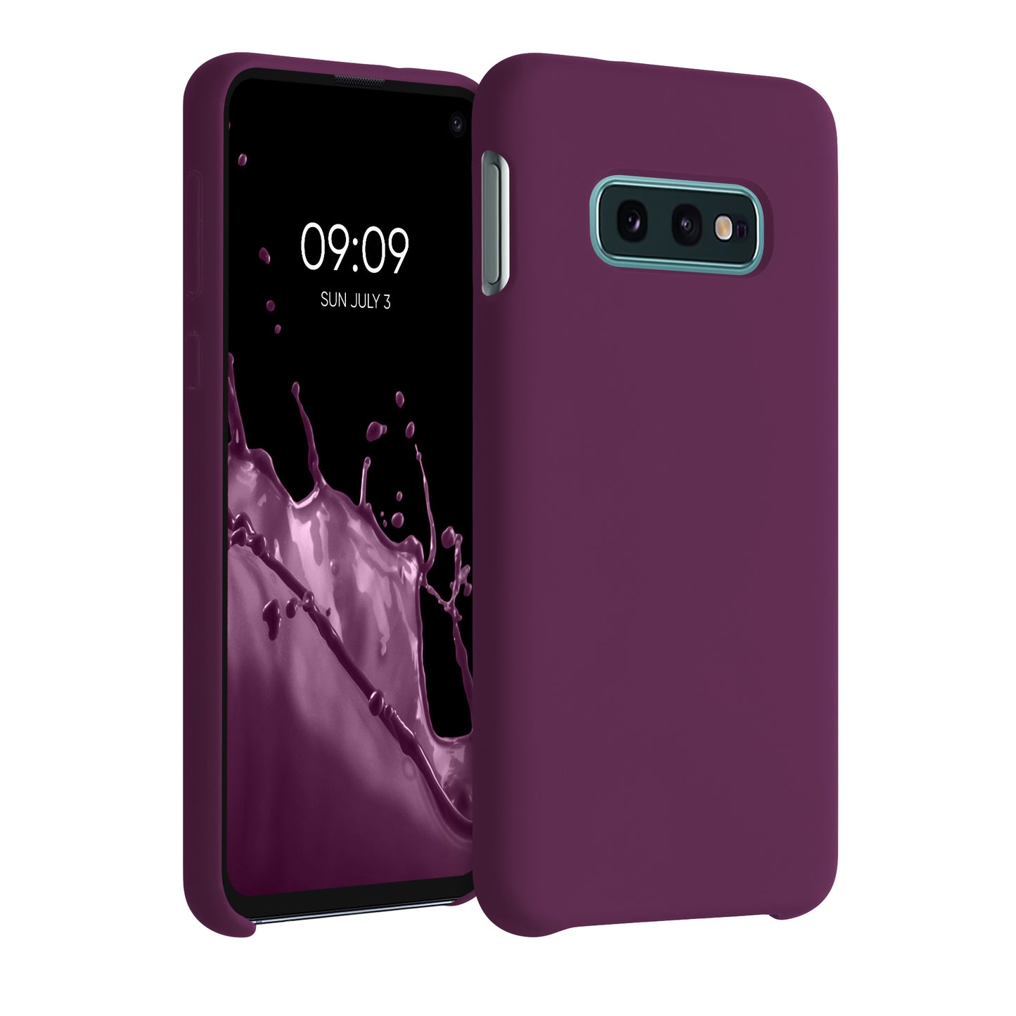 kwmobile Phone Case for Samsung Galaxy S10e - Silicone Cover for Wireless Charging - Protective Case