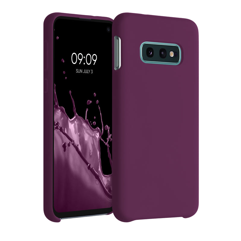kwmobile Phone Case for Samsung Galaxy S10e - Silicone Cover for Wireless Charging - Protective Case