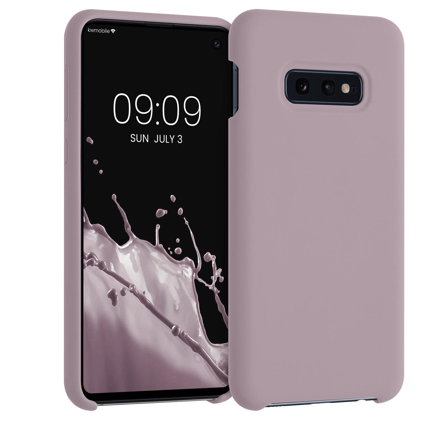 kwmobile Phone Case for Samsung Galaxy S10e - Silicone Cover for Wireless Charging - Protective Case