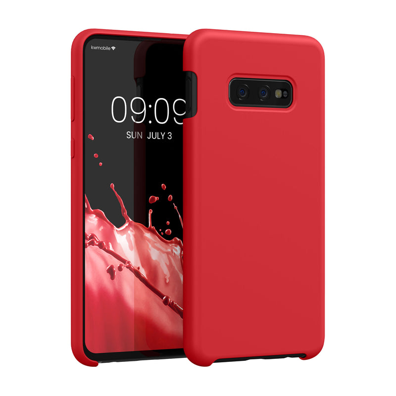 kwmobile Phone Case for Samsung Galaxy S10e - Silicone Cover for Wireless Charging - Protective Case