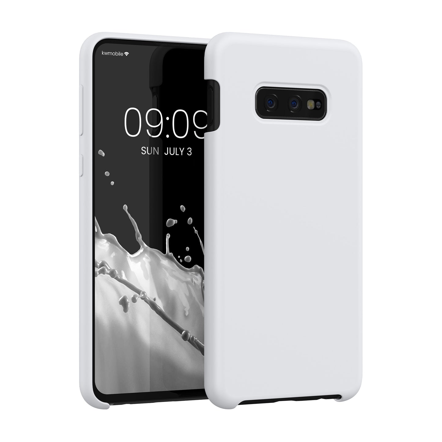 kwmobile Phone Case for Samsung Galaxy S10e - Silicone Cover for Wireless Charging - Protective Case